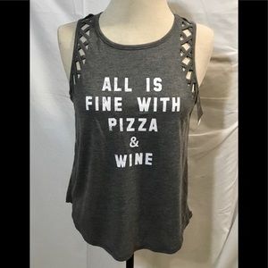 Grayson Threads Gray Graphic Tank Open Detail